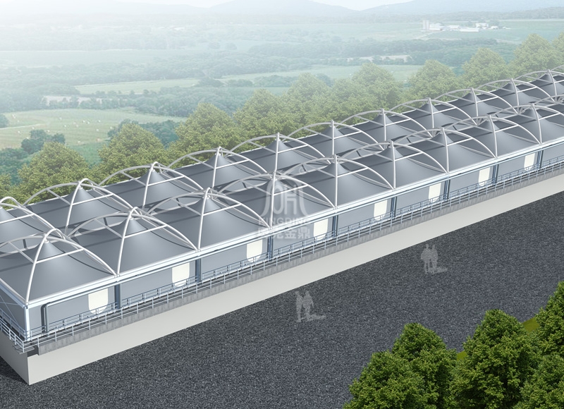 污水處理場膜結(jié)構(gòu)方案